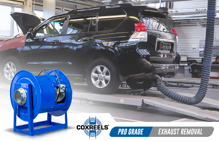 exhaust removal coxreels application