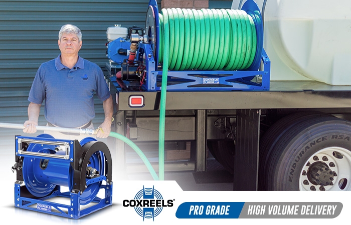 high volume delivery coxreels application